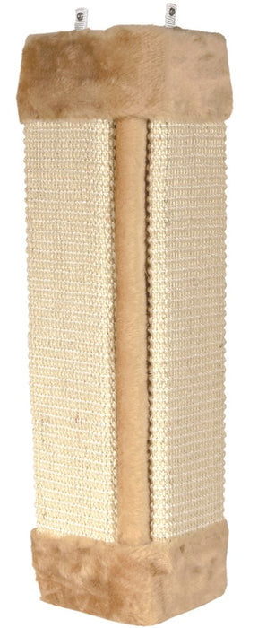 TRIXIE - klösbräda hörn 32x60cm sisal/plysch beige