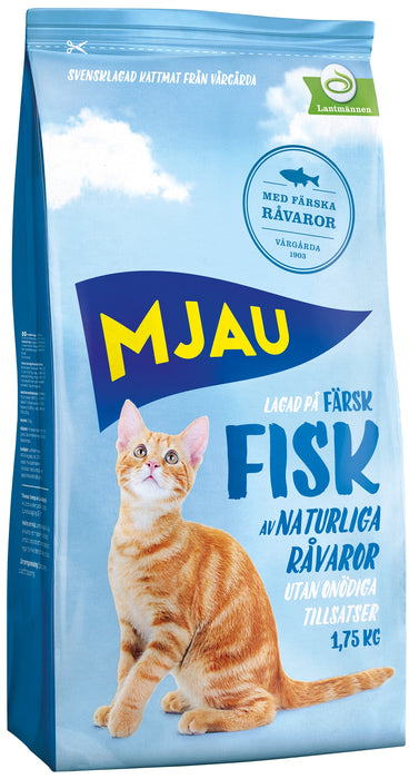 Mjau - torrfoder med fisk