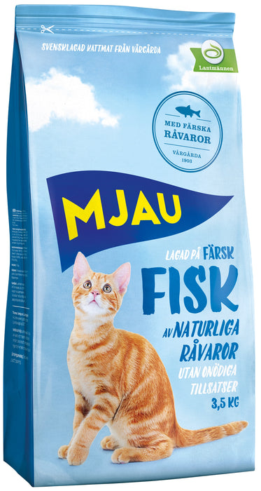 Mjau - torrfoder med fisk