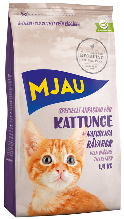 Mjau - torrfoder kattunge