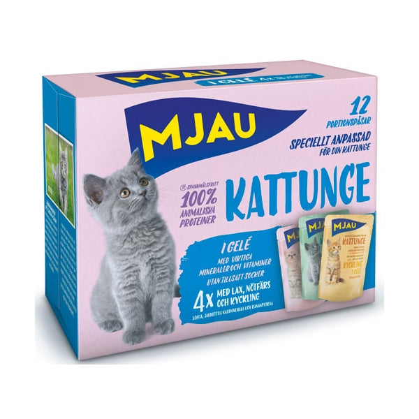 Mjau - bitar i gelé kattunge mix