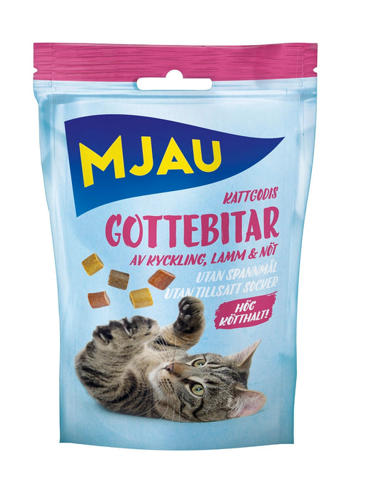 Mjau - kattgodis gottebitar 30g