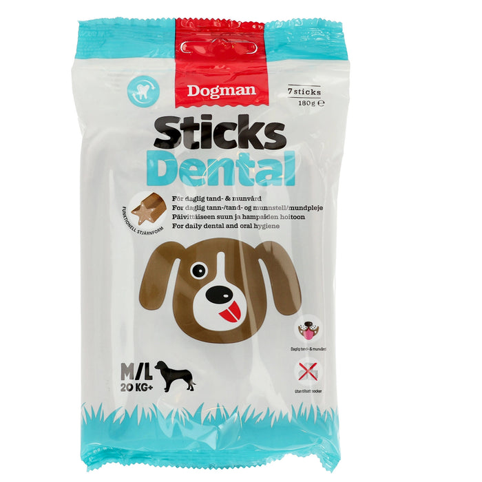 Dogman - sticks dental box m/l