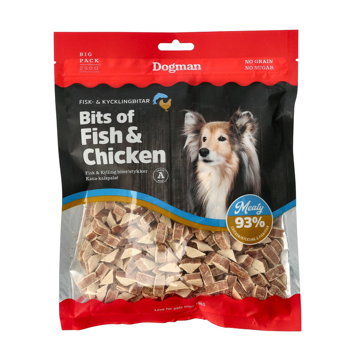 Dogman - bits of fish & chicken fisk