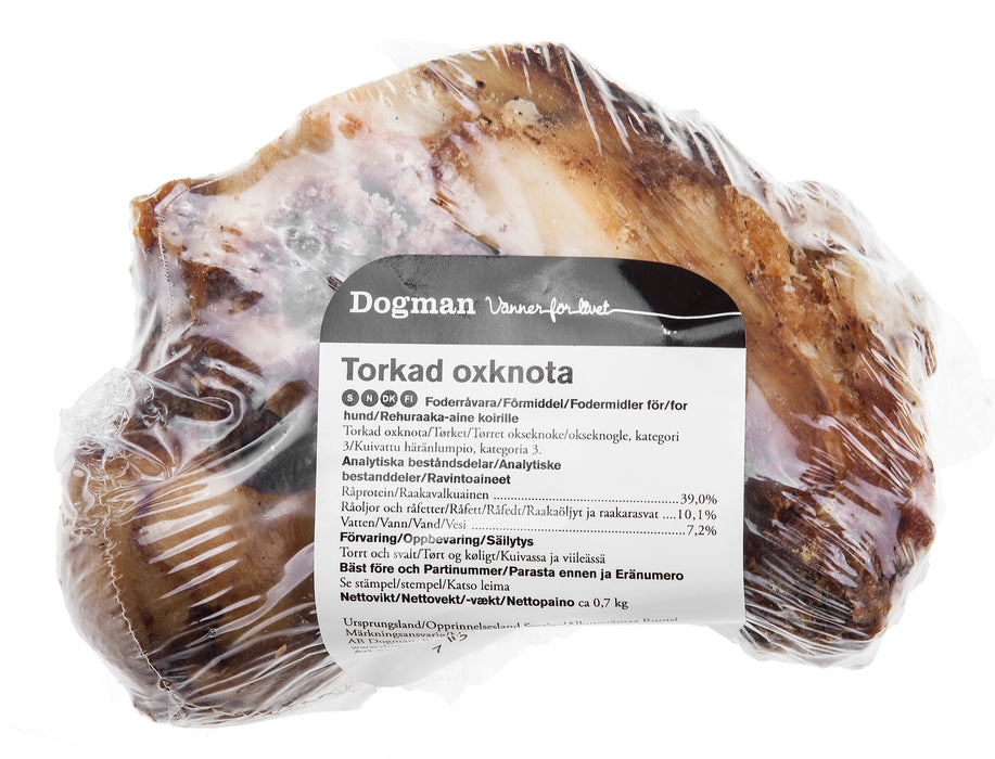 Dogman - torkad knota ox plastad