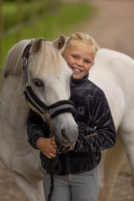 Jacson - dagmar softpiletröja junior svart