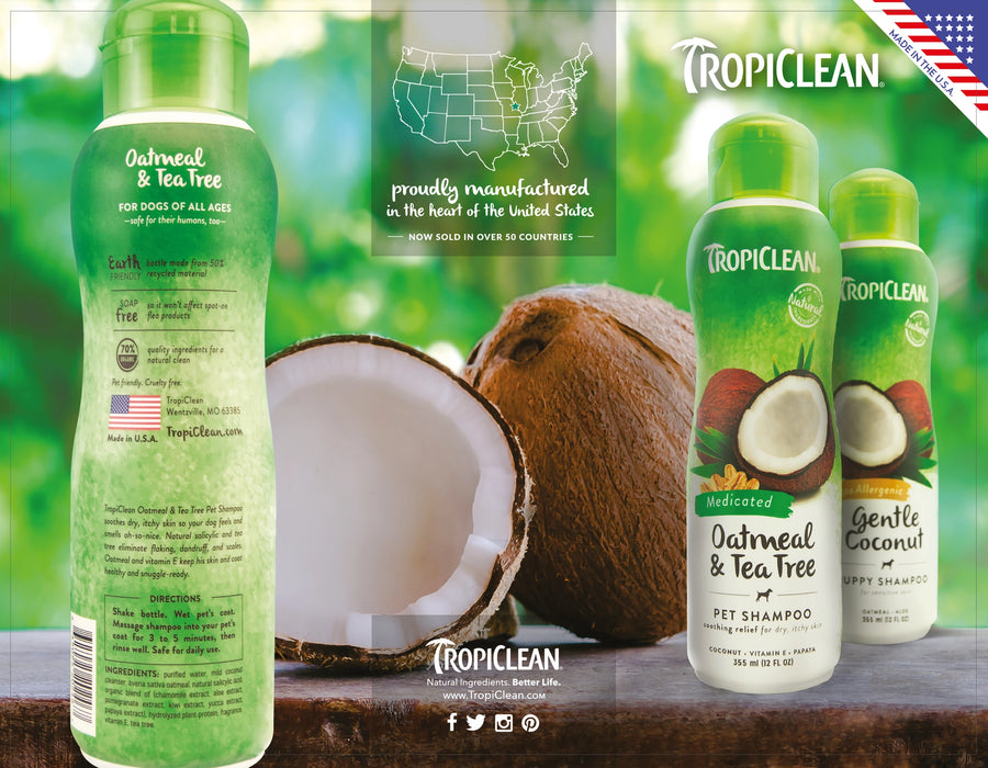 TropiClean - conditioner moisturizing kiwi cocoa butter 355ml