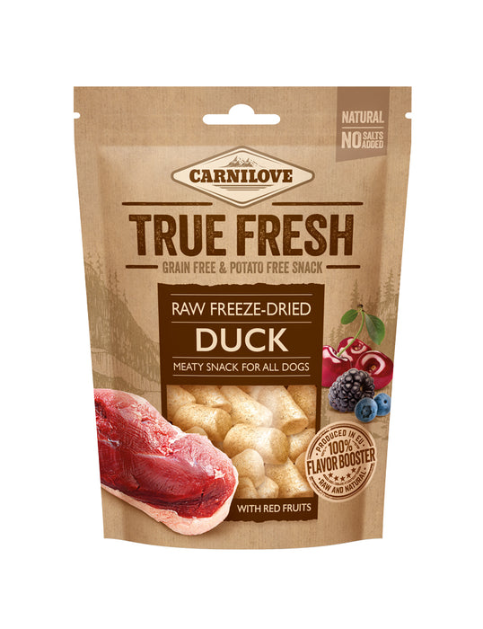 Carnilove - raw freeze-dried duck with red fruit