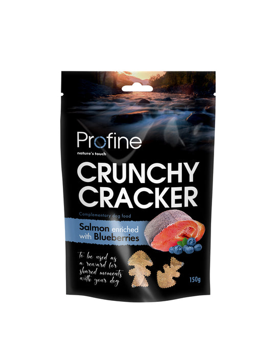 Profine - crunchy crackers salmon with blueberries