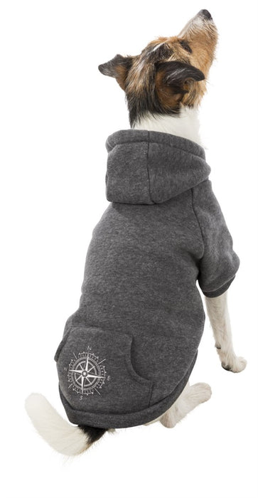 TRIXIE - be nordic flensburg hoodie grå s 40cm - kläder för hundar