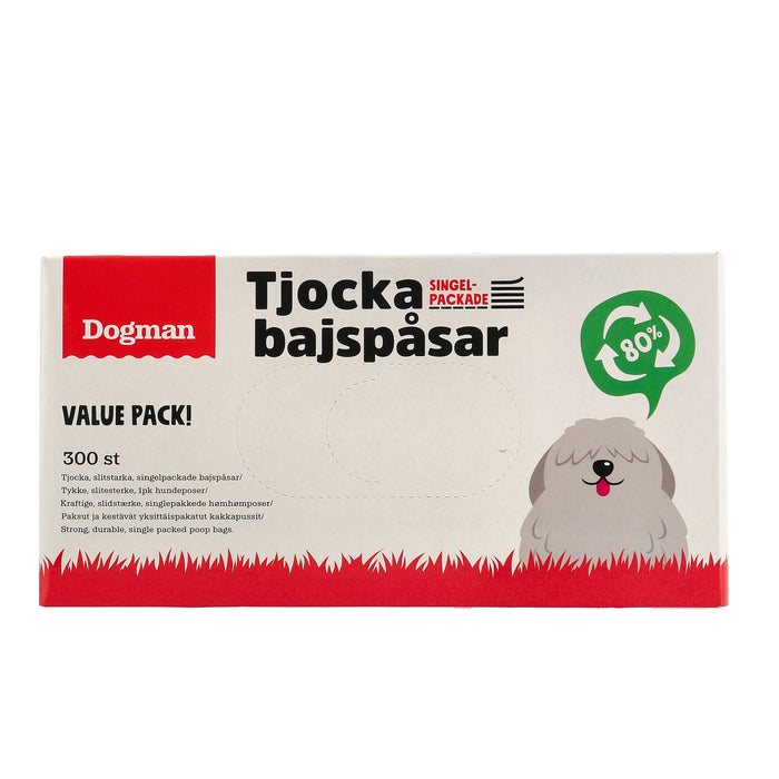 Dogman - bajspåsar tjocka 300p