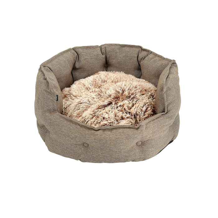 Dogman - bädd classy memory foam oval beige