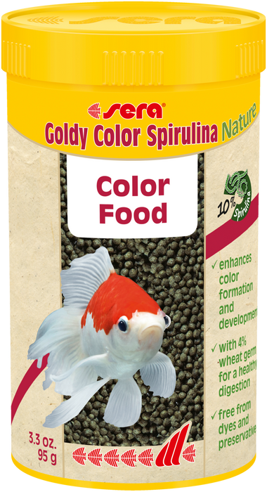 Sera - goldy color spirulina nature