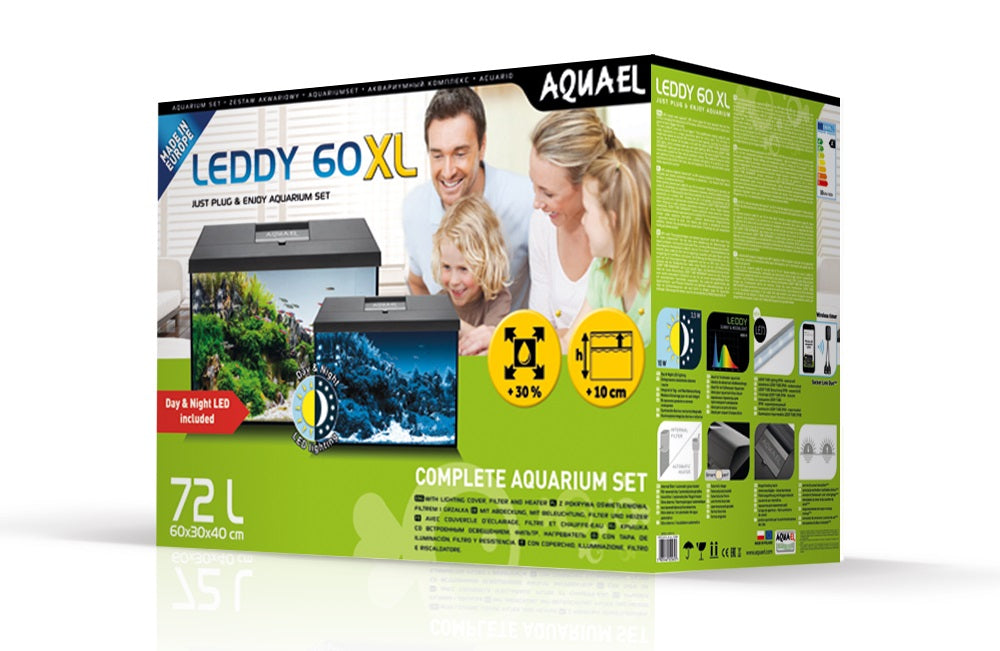 Aquael - akvarium set leddy