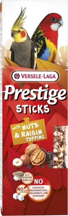 Versele Laga - prestige sticks big parakeets nuts & raisin 2p