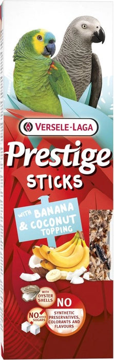 Versele Laga - prestige sticks parrots banana & coconut 2p