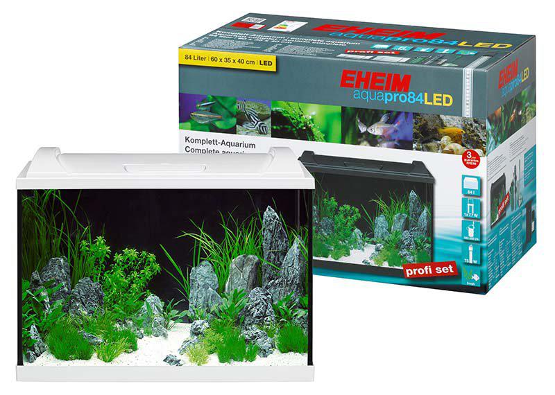 Eheim - aquapro 84l led vit komplett 60x35x40cm