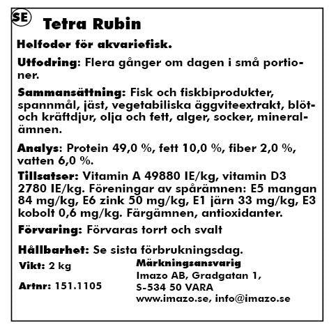 Tetra - rubin 10l