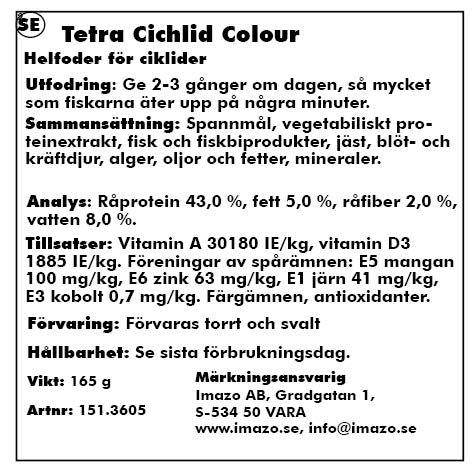 Tetra - cichlid colour 500ml