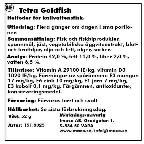 Tetra - goldfish 250ml