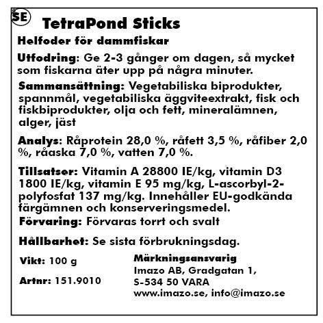 Tetra - pond sticks 1l