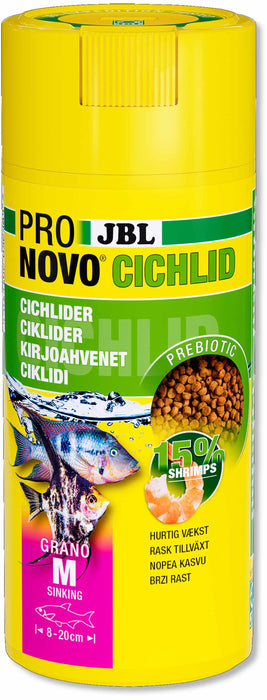 Jbl - pronovo cichlidgrano m 250ml click [dk/sv/fi/hr]