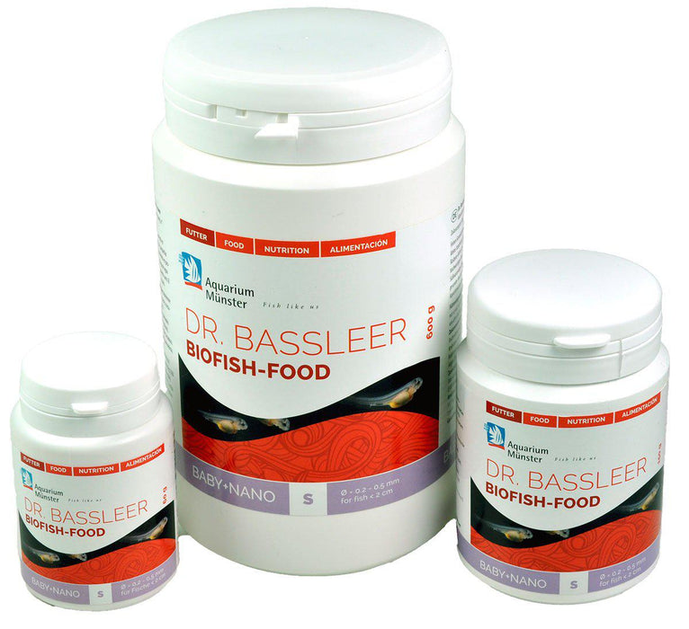 Aquarium Munster - dr bassleer biofishfood baby + nano s 60g