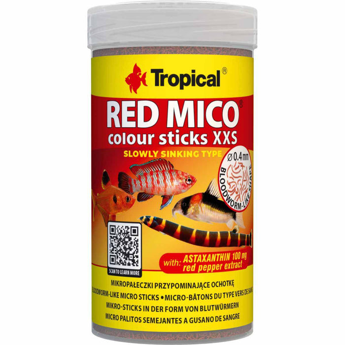 Tropical - red mico colour sticks xxs 100ml/50g