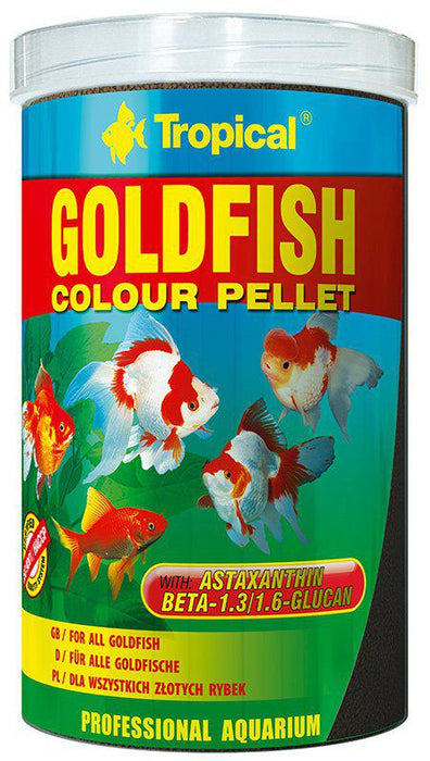 Tropical - goldfish colour pellets 1000ml/360g