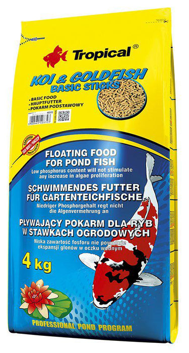 Tropical - koi & goldfish basic sticks 4kg