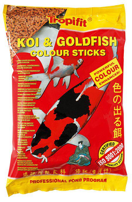 Tropical - koi & goldfish colour sticks 1kg