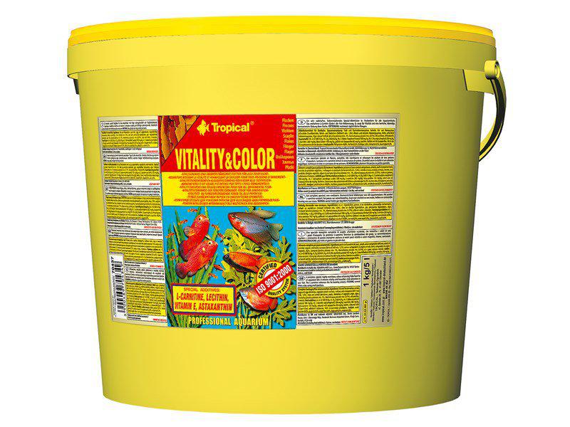 Tropical - vitality & color färgfoder 5l/1kg