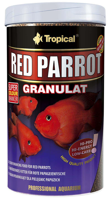 Tropical - red parrotgranulat 250ml/100g