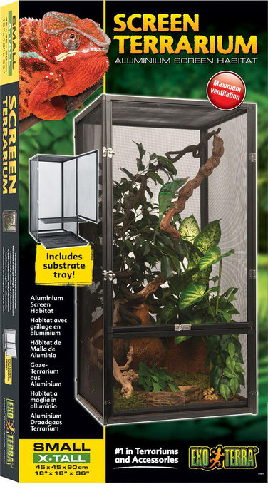 Exoterra - screen terrarium 45x45x90cm s/x-tall