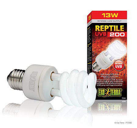 Exoterra - reptile uvb 200 lysrörslampa 13w e27