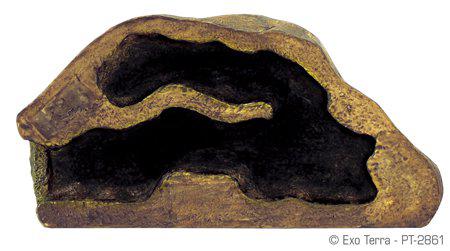 Exoterra - grotta reptile den s 20x11x11cm