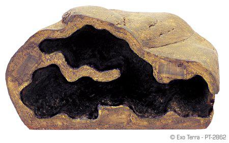 Exoterra - grotta reptile den m 20x12.5x11cm