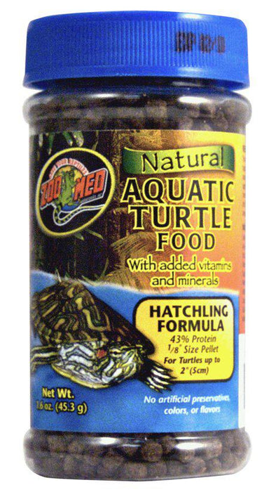 Zoo Med - natural aquatic turtle food 45gr hatchling formula