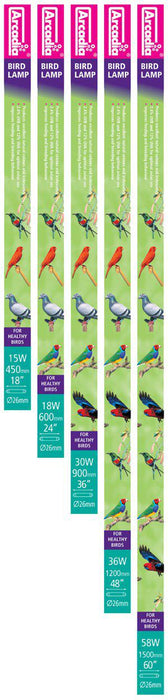 Arcadia - fågellysrör 30w 2.4%uvb 12%uva90cm