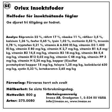 Orlux - insektsfoder 1kg