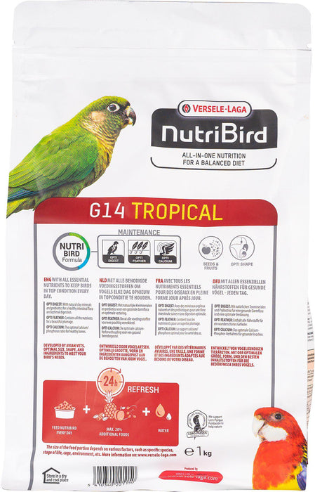 Nutribird - g14 1kg tropical underhåll