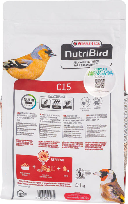 Nutribird - c15 pellets för kanarie och fink 1kg