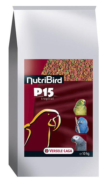 Nutribird - p15 papegoj underhållspellets tropical 10kg