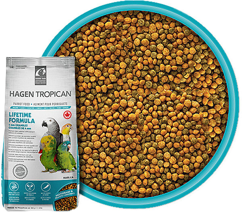 Tropican - underhåll 820gr papegoj