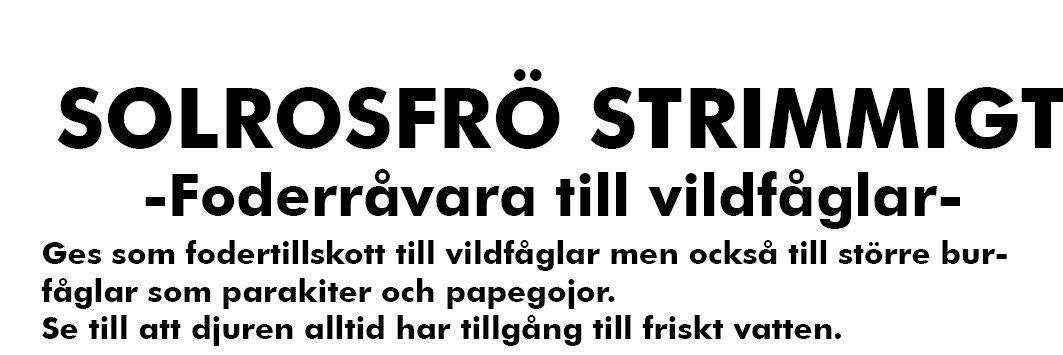 Bello - solrosfrö strimmigt 600gr