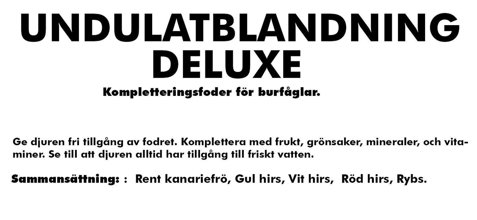 Bello - undulatblandning deluxe 5kg