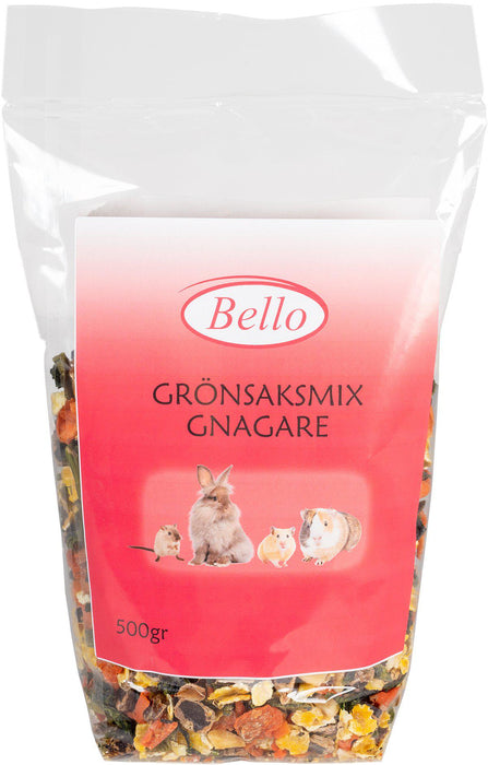 Bello - grönsaksmix till gnagare 500gr