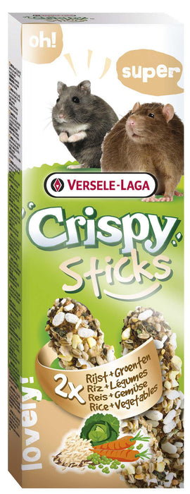 Versele Laga - kräcker hamster/råtta 2st ris & grönsaker 110gr