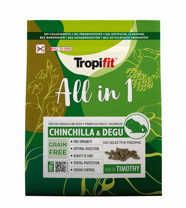 Tropical - tropifit chinchilla & degu 500g