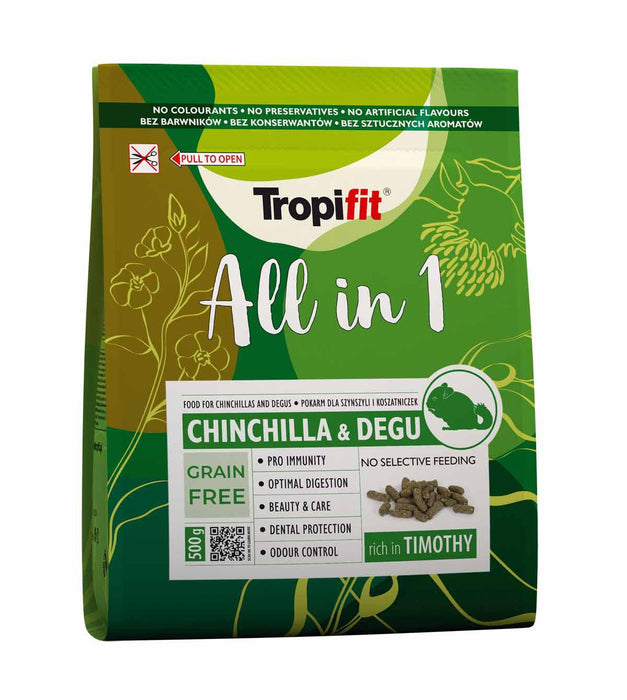 Tropical - tropifit chinchilla & degu 500g